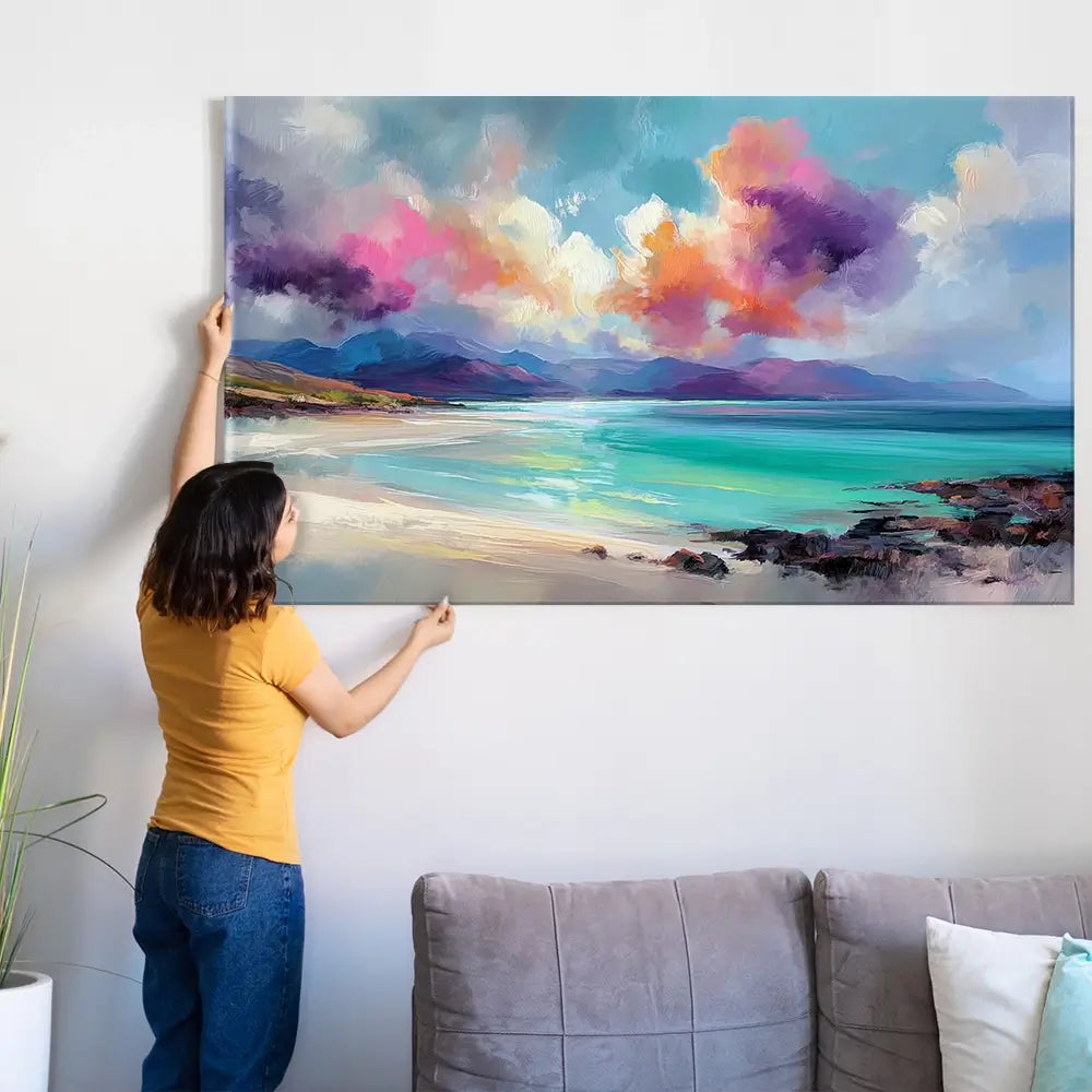 Looking To West Oversized Canvas Print