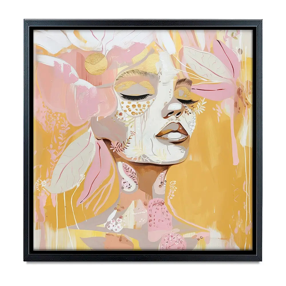 Pink Lemonade Oversized Square Canvas Print