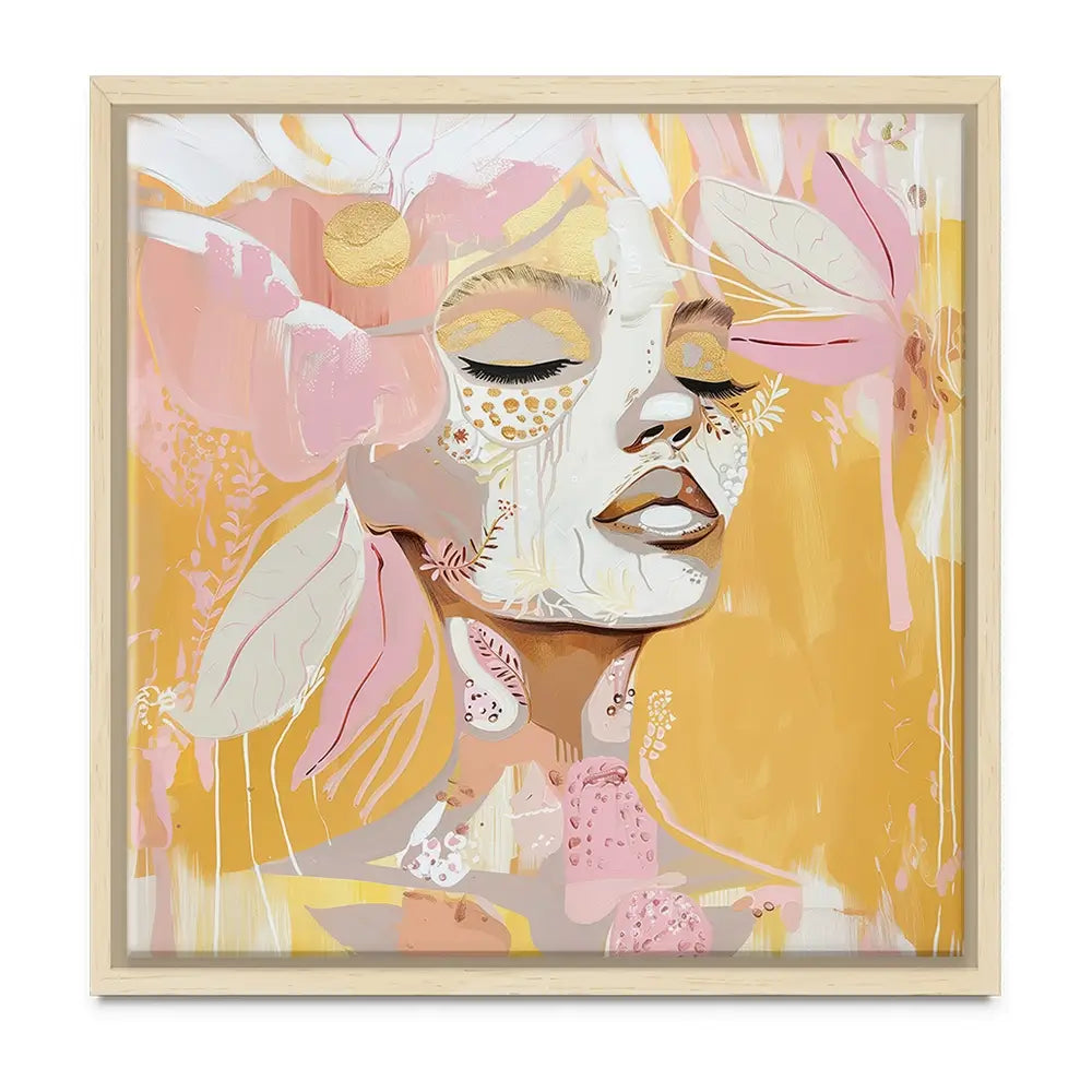 Pink Lemonade Oversized Square Canvas Print