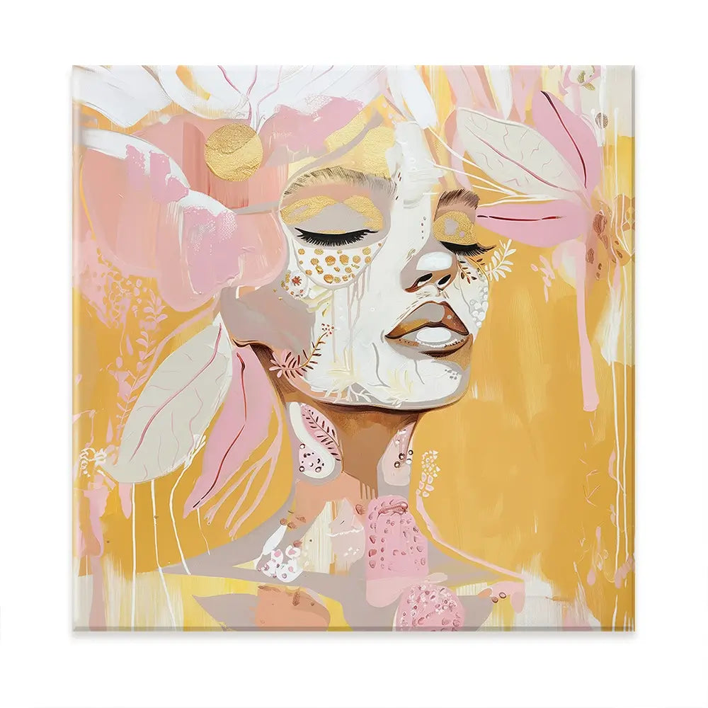 Pink Lemonade Oversized Square Canvas Print