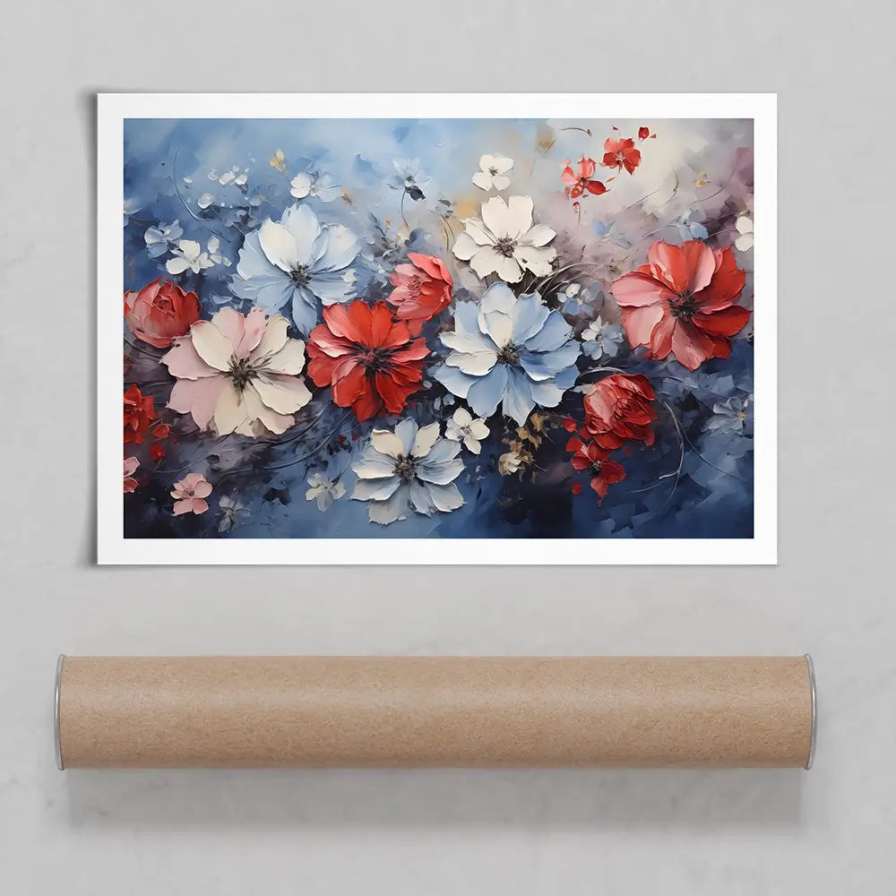 4th July Flowers Art Print 4th July Flowers Art Print wall art product Arlington Prints - Independent