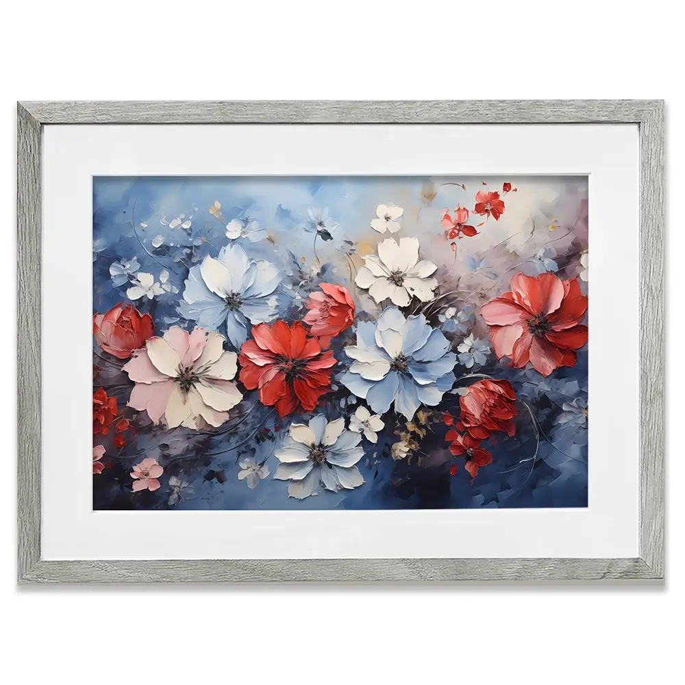 4th July Flowers Framed Art Print 4th July Flowers Framed Art Print wall art product Arlington Prints - Independent