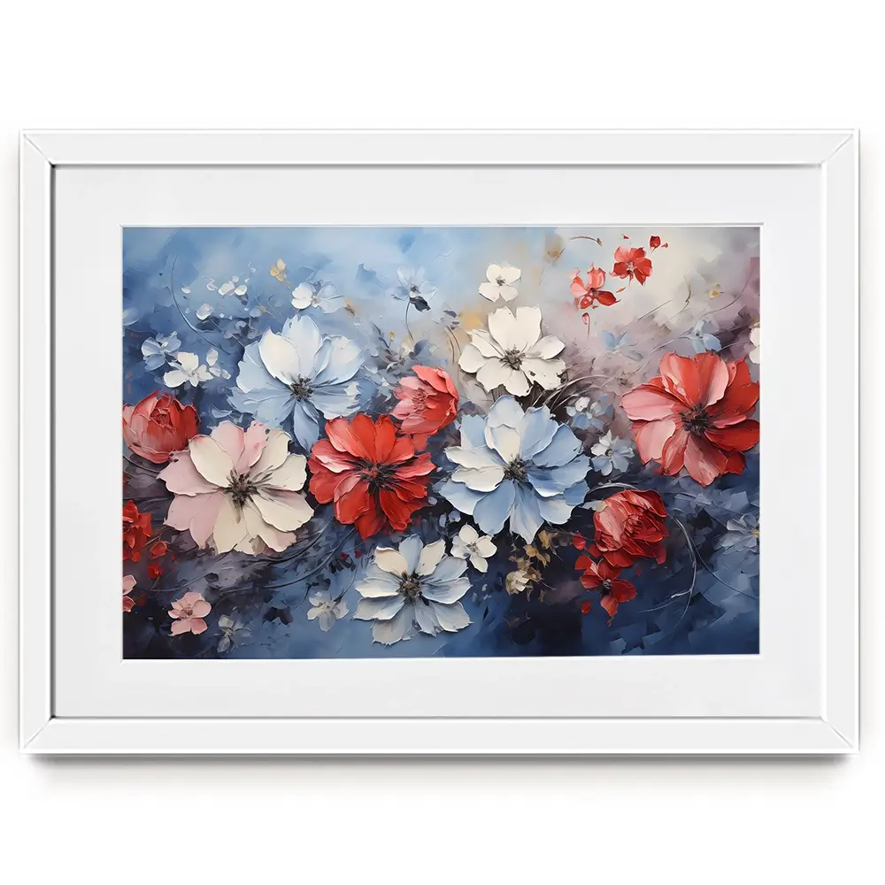4th July Flowers Framed Art Print 4th July Flowers Framed Art Print wall art product Arlington Prints - Independent