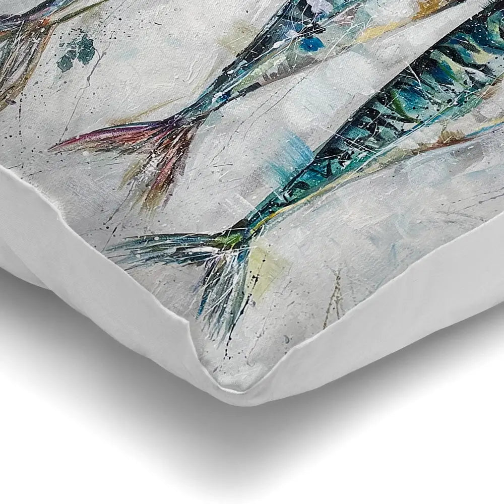 5 Fish Cushion 5 Fish Cushion wall art product Nicola Jane Rowles