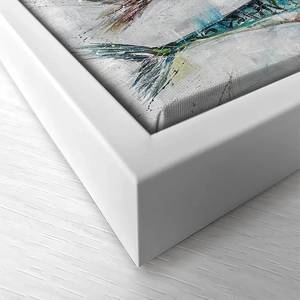 5 Fish Square Canvas Print 5 Fish Square Canvas Print wall art product Nicola Jane Rowles