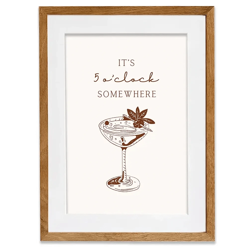 5 O'Clock Somewhere Framed Art Print 5 O'Clock Somewhere Framed Art Print wall art product Art Print Shop