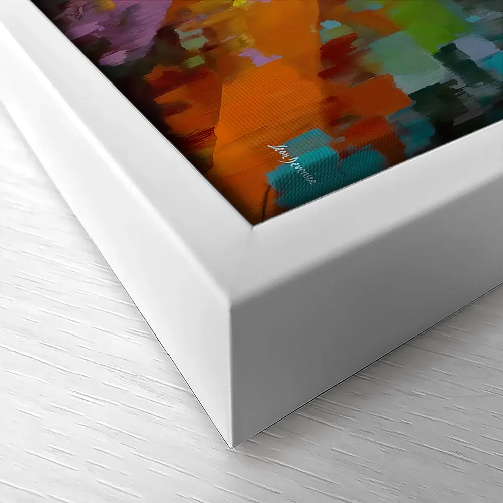 Enchanted Colourful Forest Canvas Print