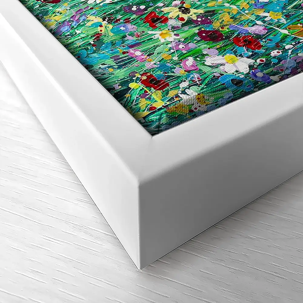 Wildflower Heart Canvas Print