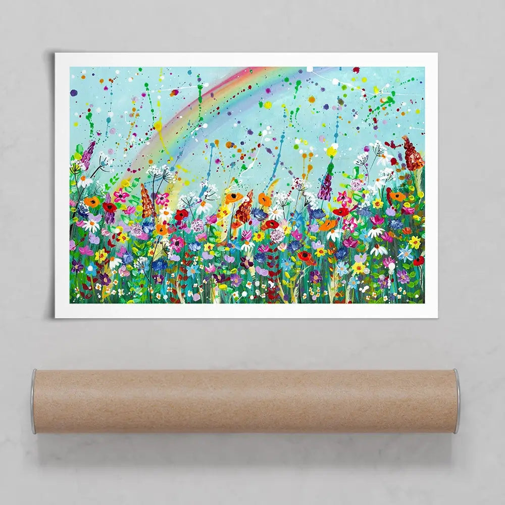Wildflower Rainbow Art Print