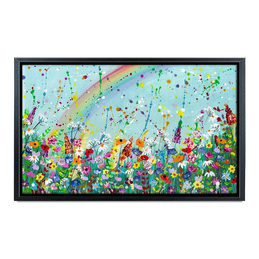 Wildflower Rainbow Canvas Print