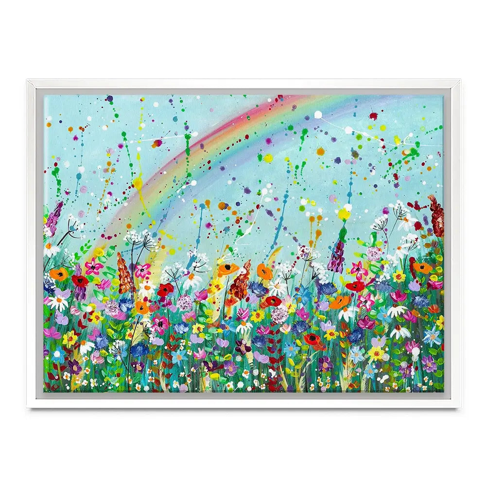 Wildflower Rainbow Canvas Print