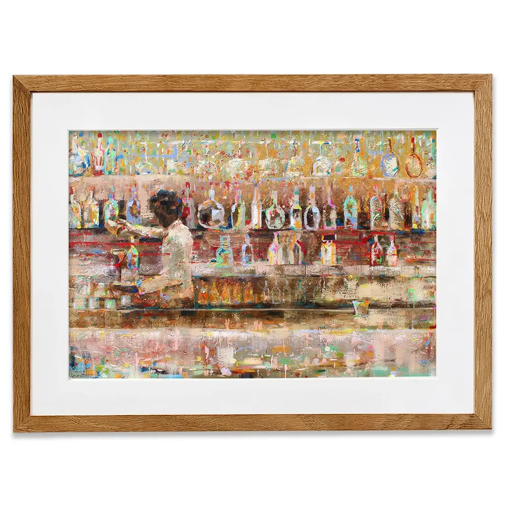Cocktail Rhythm Framed Art Print