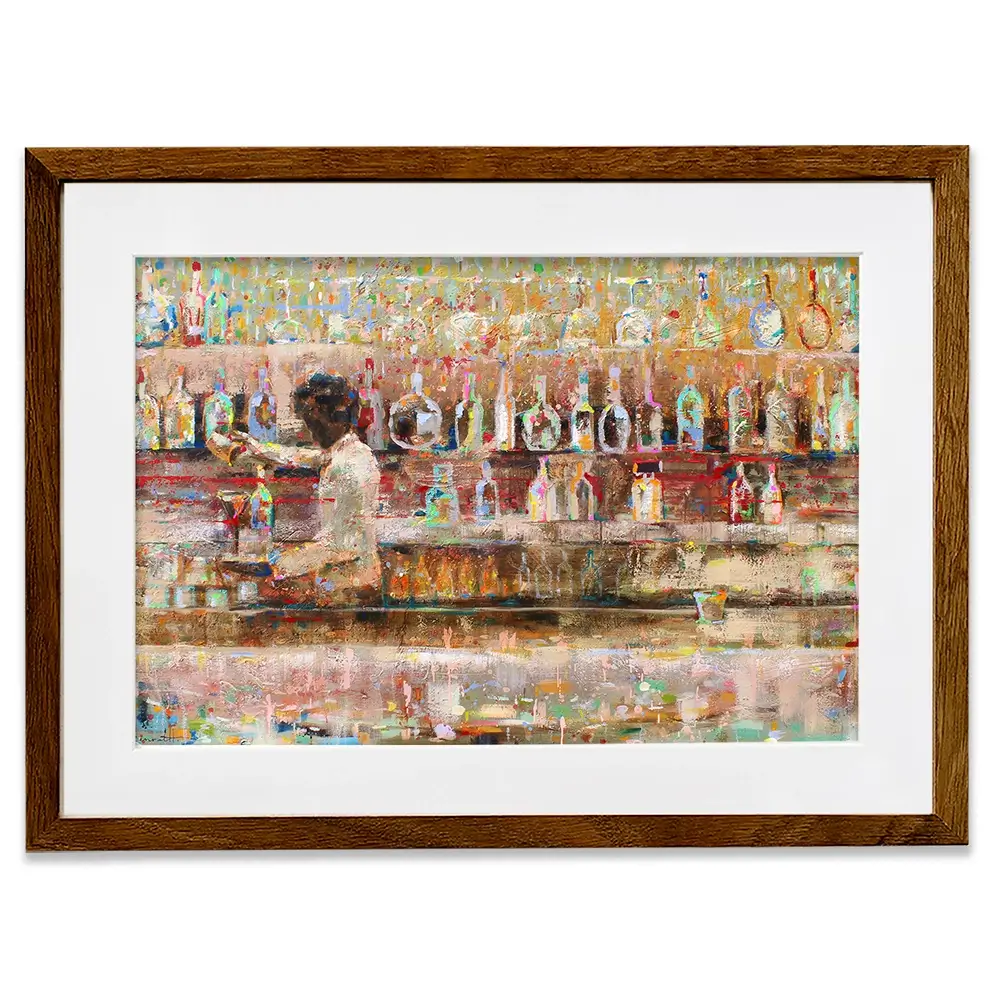 Cocktail Rhythm Framed Art Print