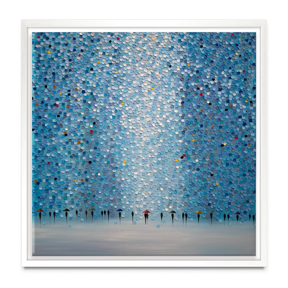8 Umbrellas Canvas Print wall art product Ekaterina Ermilkina / Independent