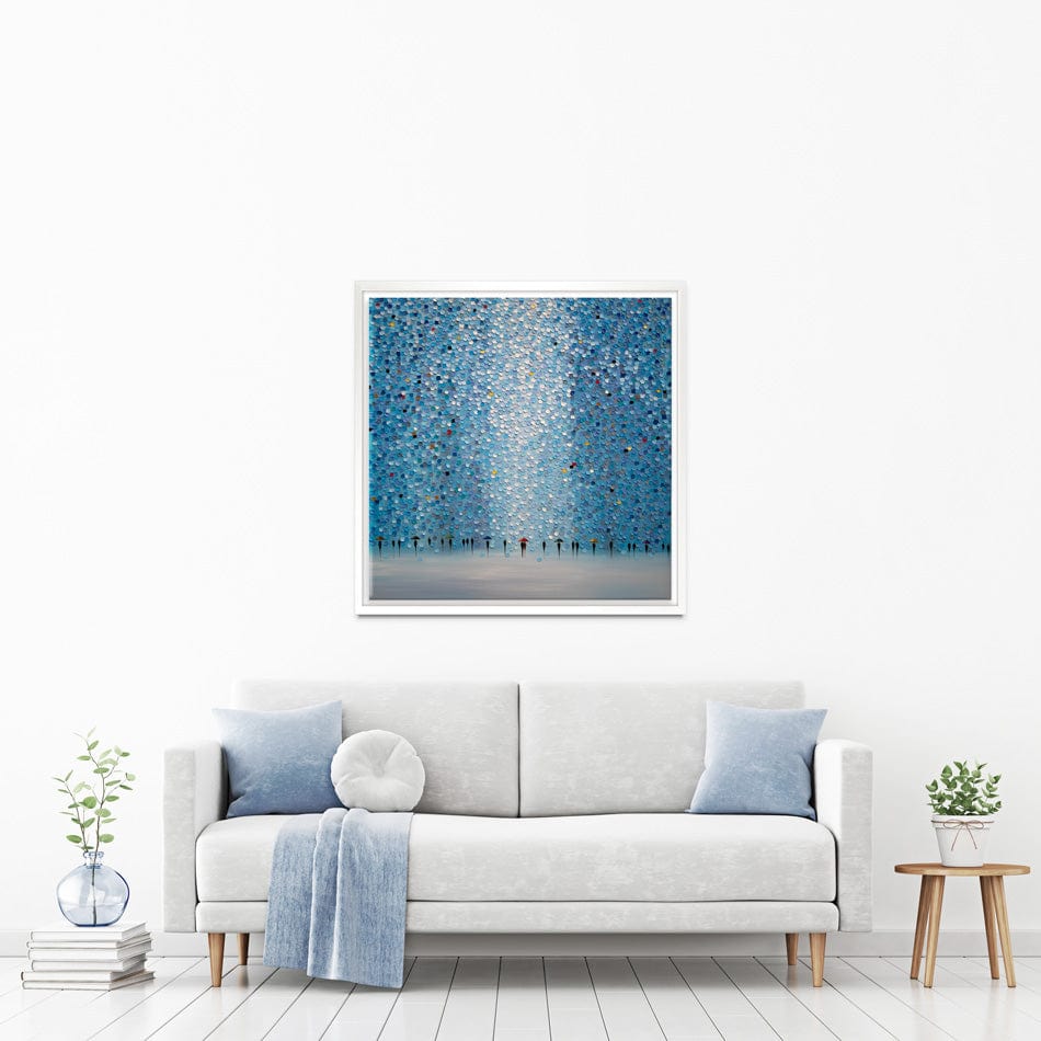8 Umbrellas Canvas Print wall art product Ekaterina Ermilkina / Independent