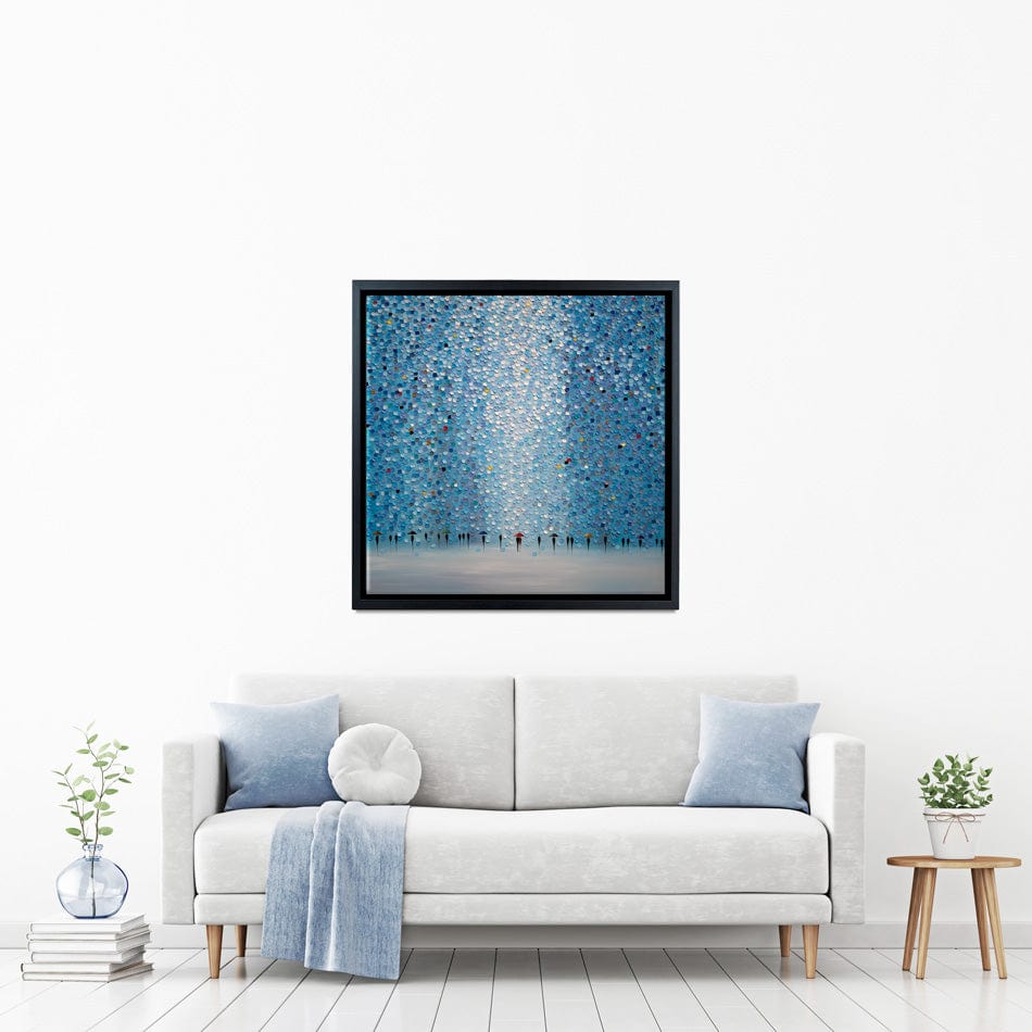 8 Umbrellas Canvas Print wall art product Ekaterina Ermilkina / Independent