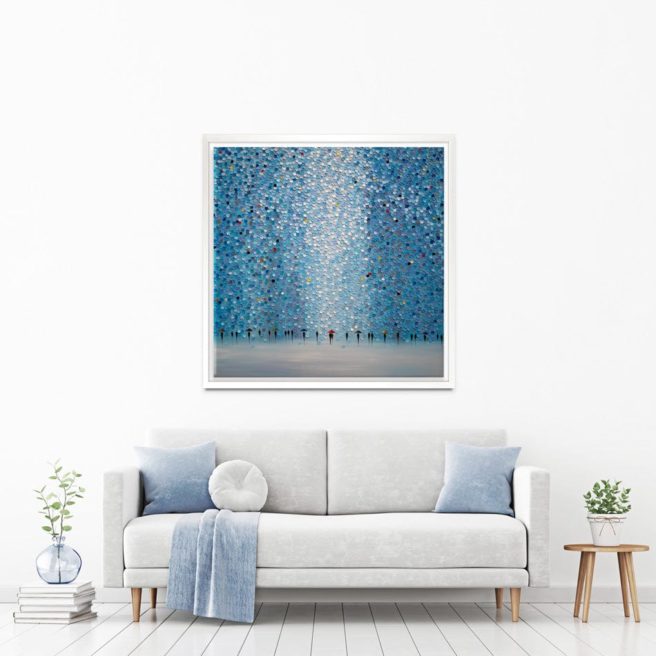 8 Umbrellas Canvas Print wall art product Ekaterina Ermilkina / Independent