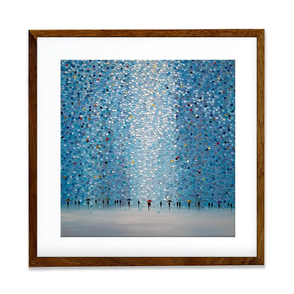 8 Umbrellas Framed Art Print 8 Umbrellas Framed Art Print wall art product Ekaterina Ermilkina