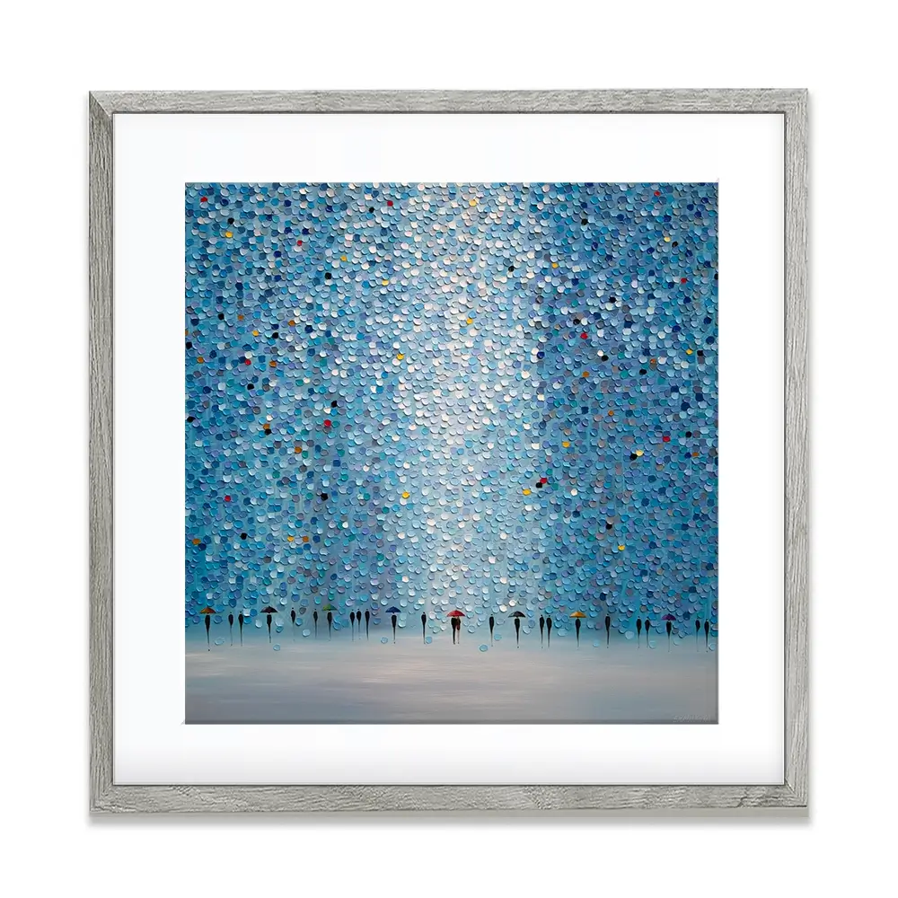 8 Umbrellas Framed Art Print 8 Umbrellas Framed Art Print wall art product Ekaterina Ermilkina