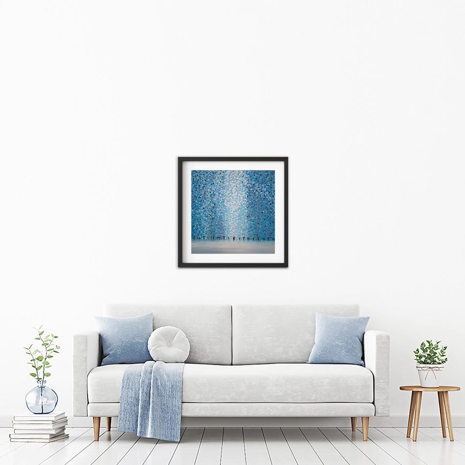 8 Umbrellas Framed Art Print wall art product Ekaterina Ermilkina / Independent
