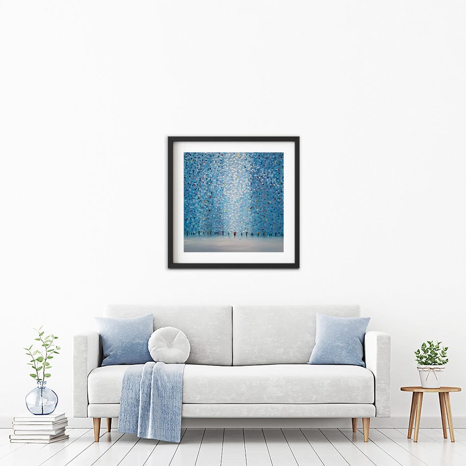 8 Umbrellas Framed Art Print wall art product Ekaterina Ermilkina / Independent