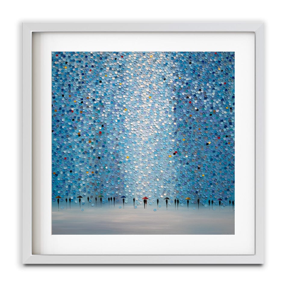 8 Umbrellas Framed Art Print wall art product Ekaterina Ermilkina / Independent