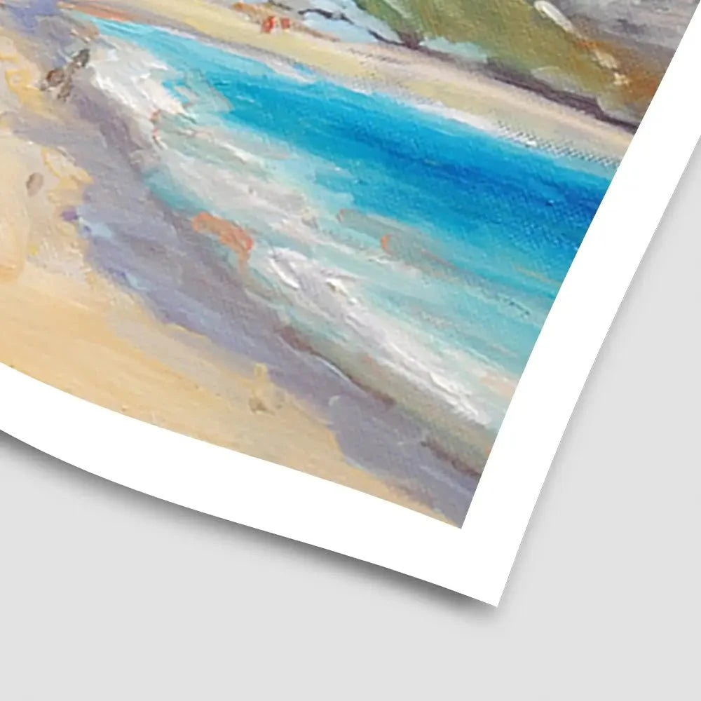 A Beach Day Art Print A Beach Day Art Print wall art product Allayn Stevens