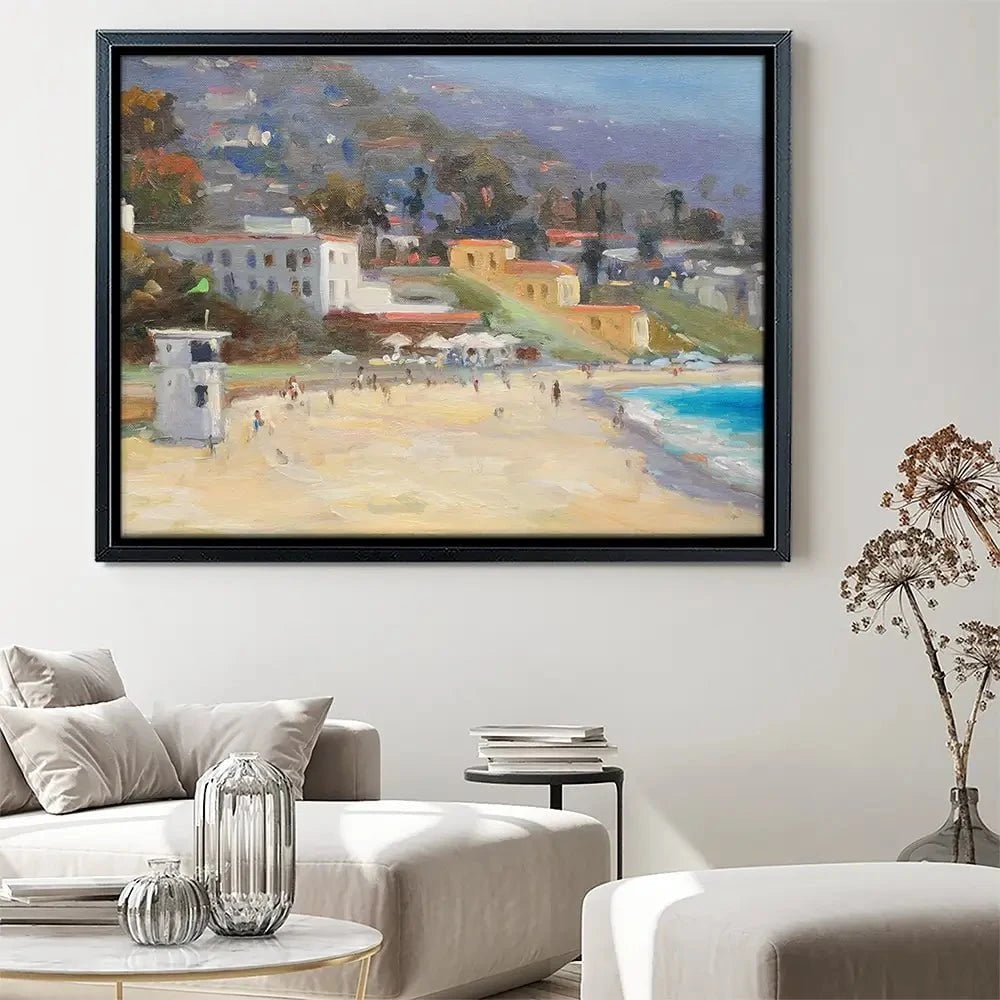 A Beach Day Canvas Print A Beach Day Canvas Print wall art product Allayn Stevens