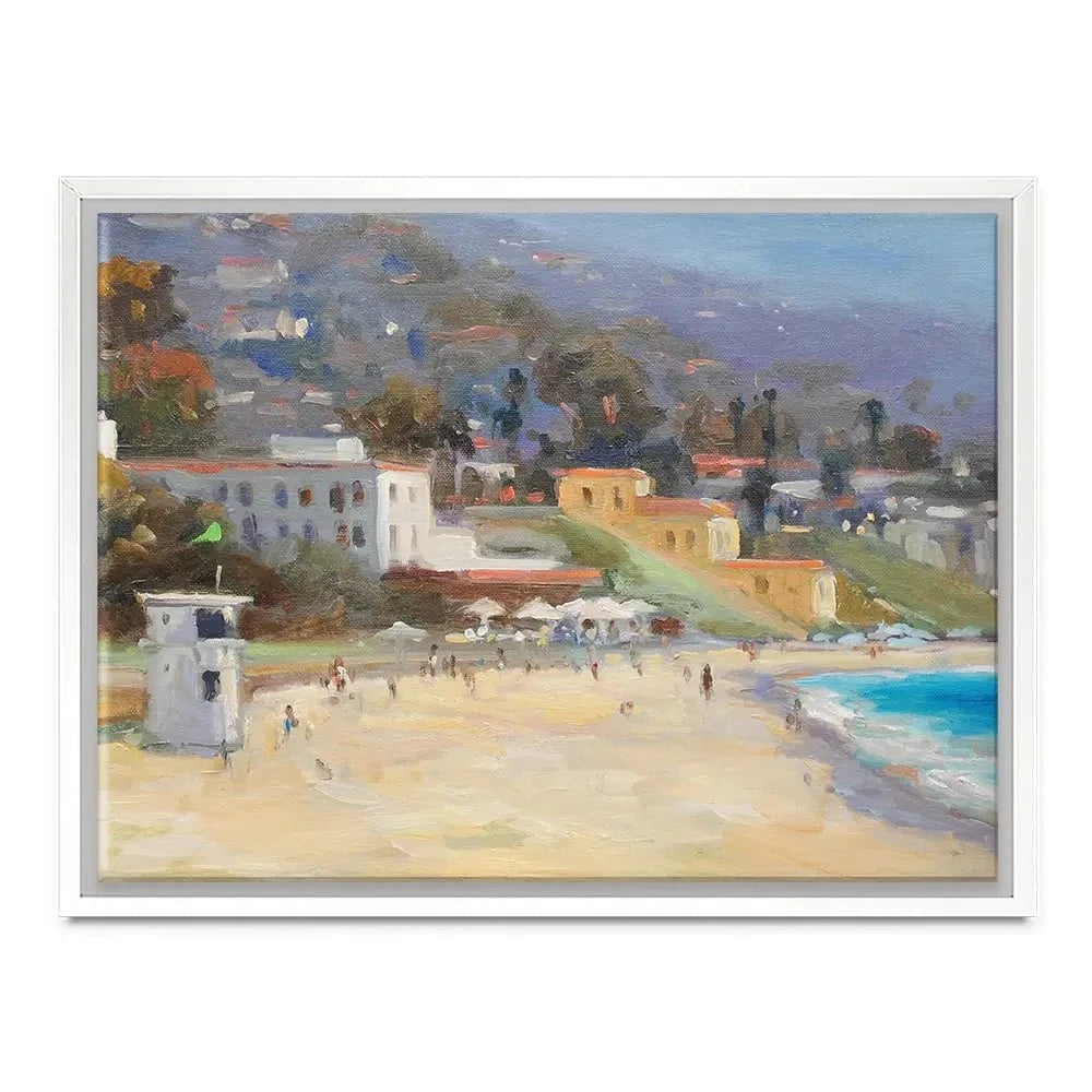 A Beach Day Canvas Print A Beach Day Canvas Print wall art product Allayn Stevens