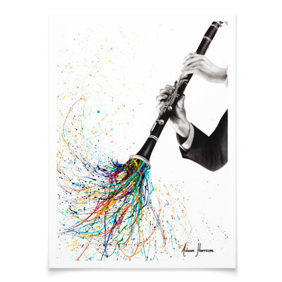 A Clarinet Tune Art Print wall art product Ashvin Harrison