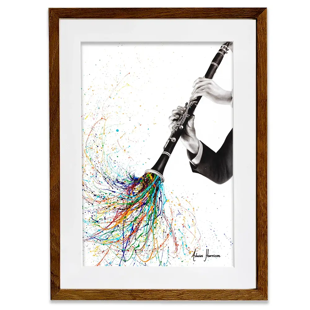 A Clarinet Tune Framed Art Print A Clarinet Tune Framed Art Print wall art product Ashvin Harrison