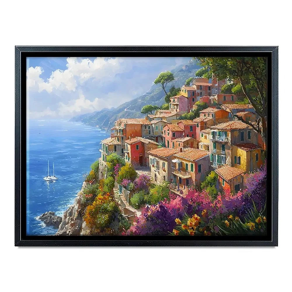 A Coastal City Canvas Print A Coastal City Canvas Print wall art product Franklyn Gregory - Independent