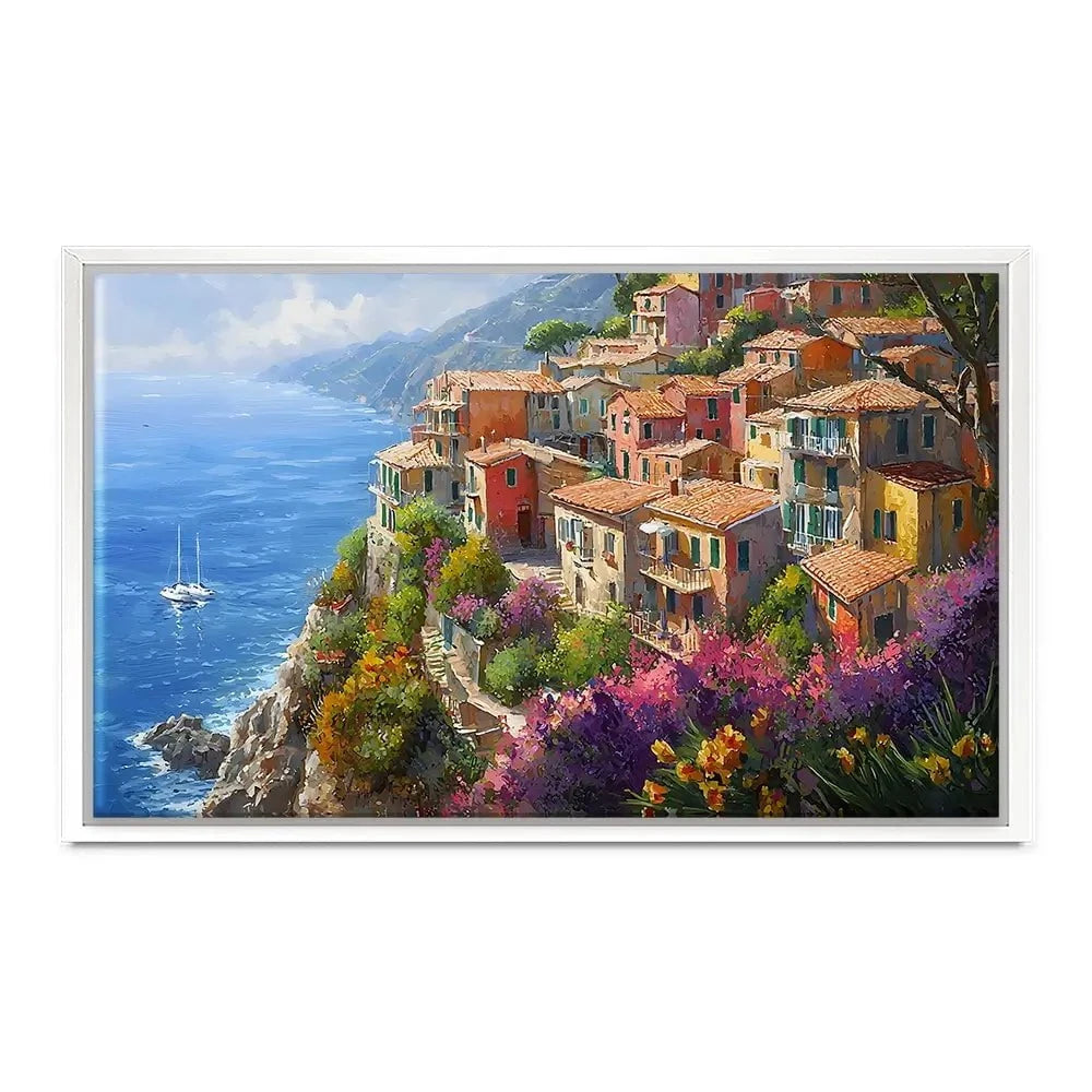 A Coastal City Canvas Print A Coastal City Canvas Print wall art product Franklyn Gregory - Independent