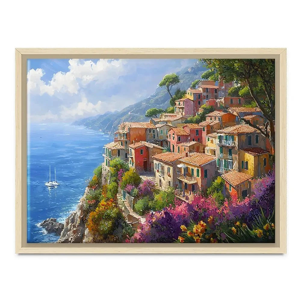 A Coastal City Canvas Print A Coastal City Canvas Print wall art product Franklyn Gregory - Independent