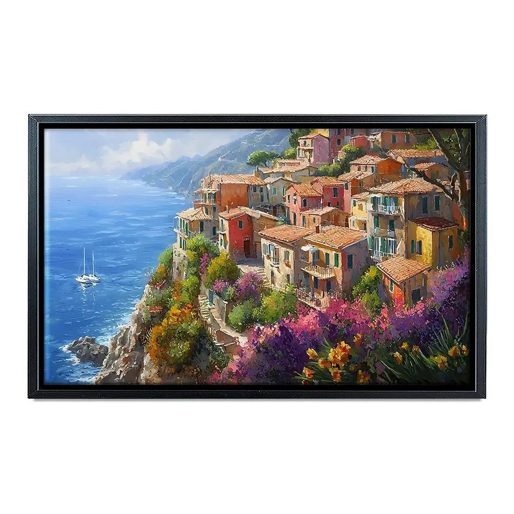 A Coastal City Canvas Print A Coastal City Canvas Print wall art product Franklyn Gregory - Independent