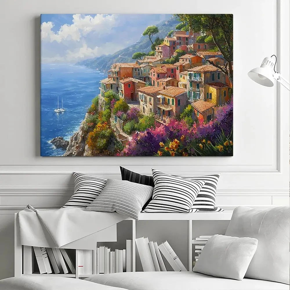 A Coastal City Canvas Print A Coastal City Canvas Print wall art product Franklyn Gregory - Independent