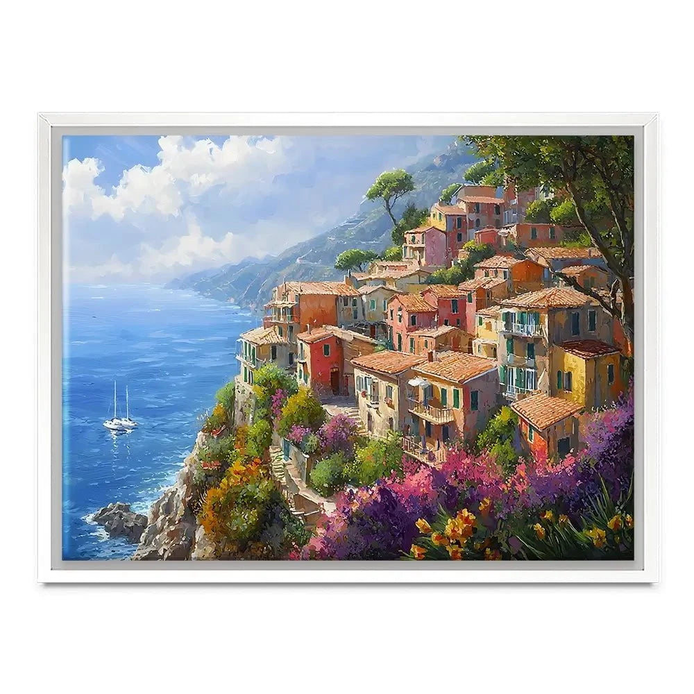 A Coastal City Canvas Print A Coastal City Canvas Print wall art product Franklyn Gregory - Independent
