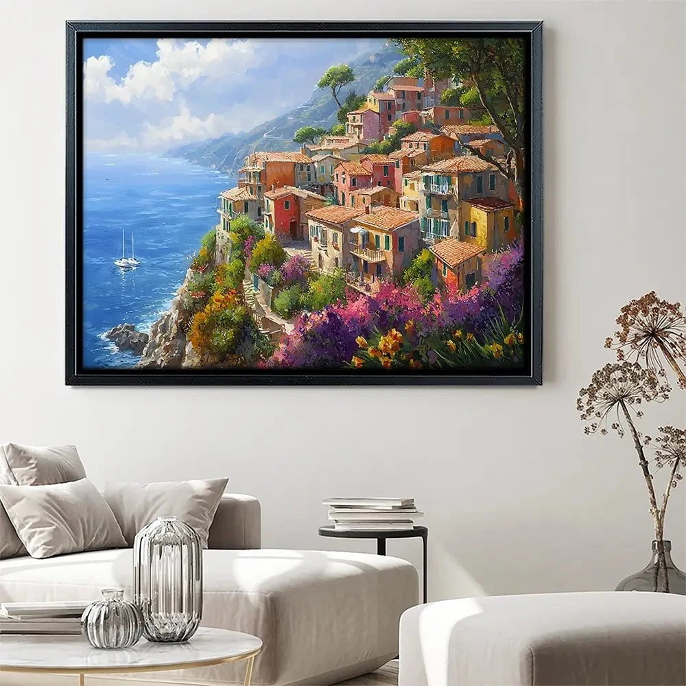 A Coastal City Canvas Print A Coastal City Canvas Print wall art product Franklyn Gregory - Independent
