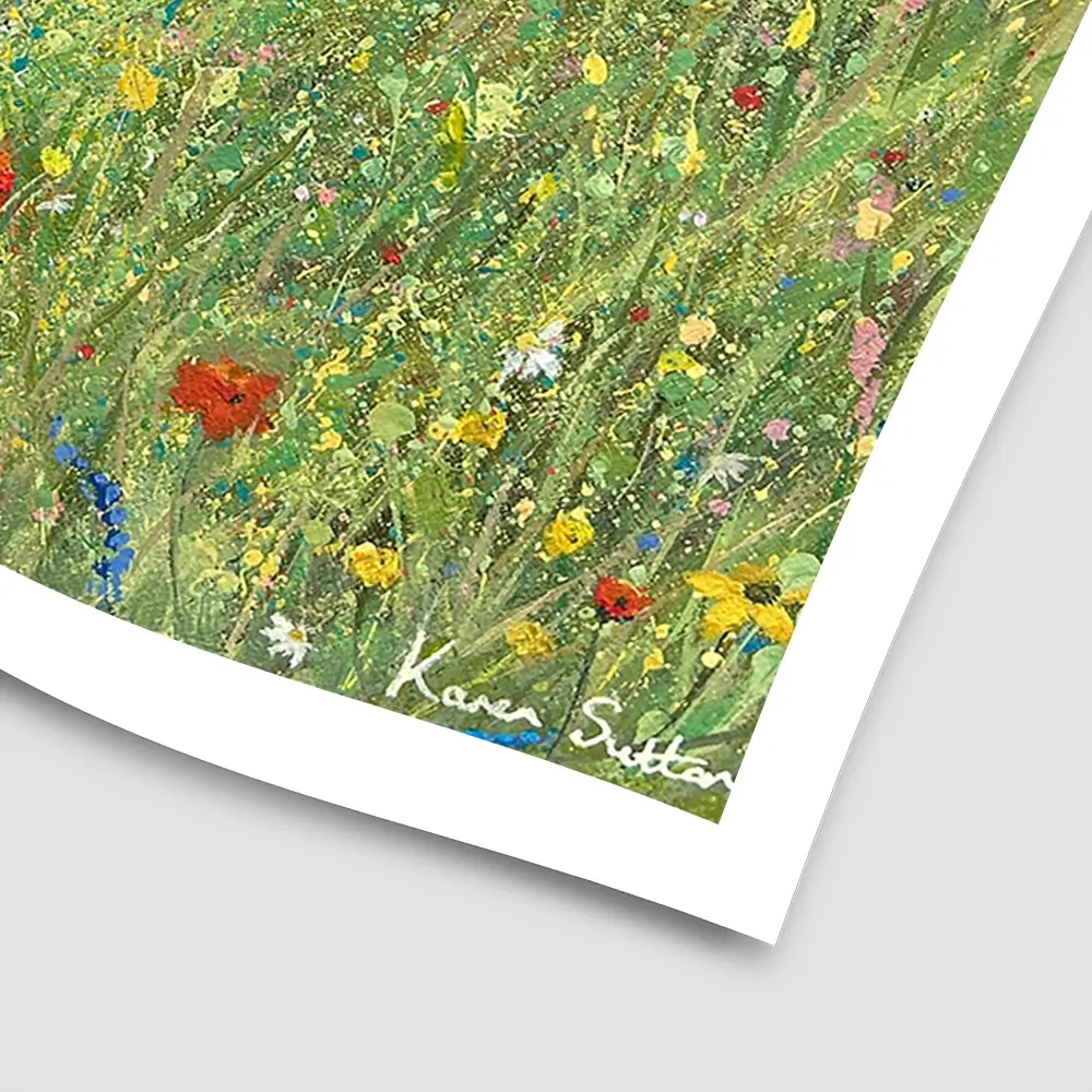 A Country House Square Art Print A Country House Square Art Print wall art product Karen Sutton