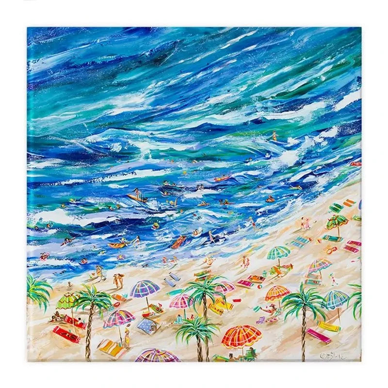 A Day At The Beach Canvas Print A Day At The Beach Canvas Print wall art product Estelle Grengs - Independent
