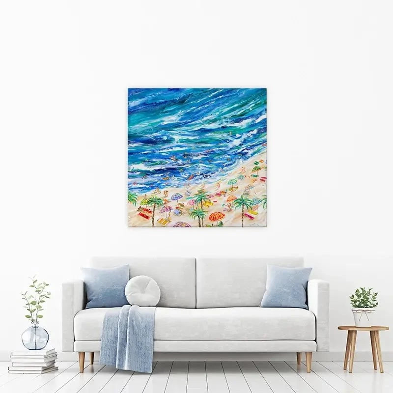 A Day At The Beach Canvas Print A Day At The Beach Canvas Print wall art product Estelle Grengs - Independent