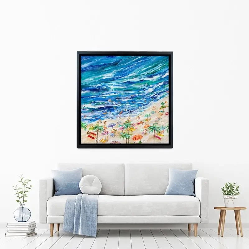 A Day At The Beach Canvas Print A Day At The Beach Canvas Print wall art product Estelle Grengs - Independent