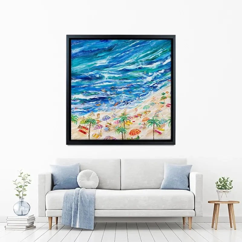 A Day At The Beach Canvas Print A Day At The Beach Canvas Print wall art product Estelle Grengs - Independent