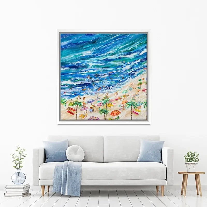 A Day At The Beach Canvas Print A Day At The Beach Canvas Print wall art product Estelle Grengs - Independent
