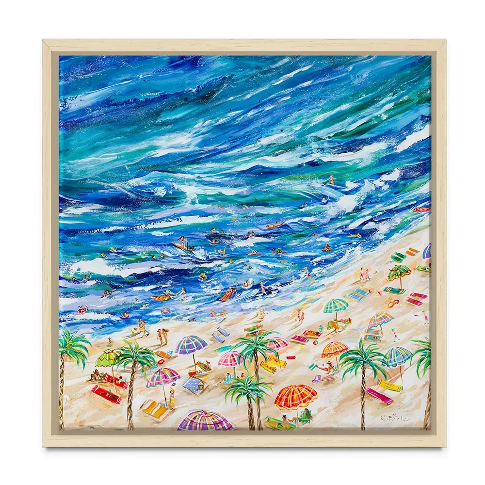 A Day At The Beach Canvas Print A Day At The Beach Canvas Print wall art product Estelle Grengs - Independent