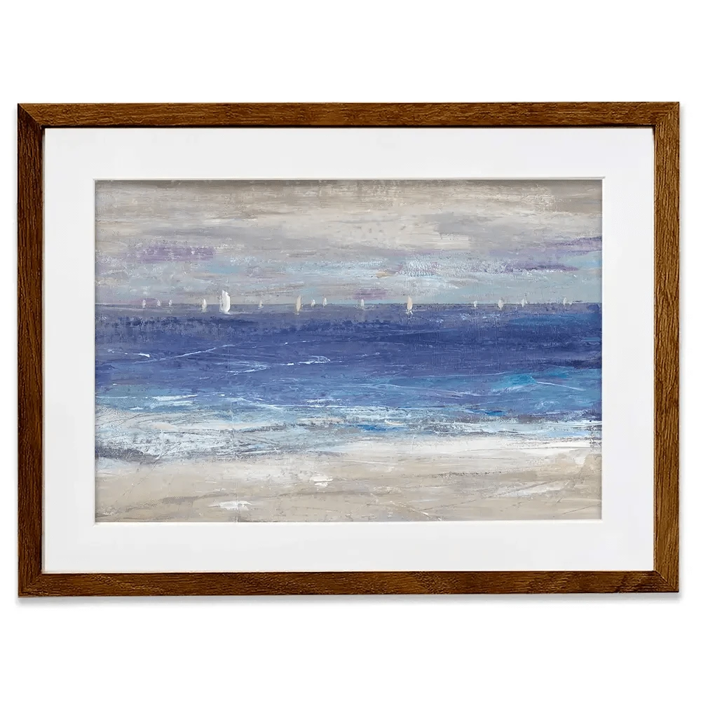A Distant Regatta Framed Art Print A Distant Regatta Framed Art Print wall art product Tim O'Toole