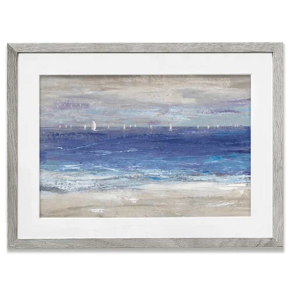 A Distant Regatta Framed Art Print A Distant Regatta Framed Art Print wall art product Tim O'Toole
