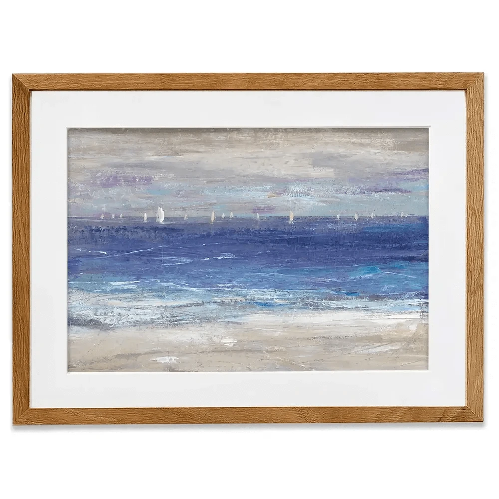 A Distant Regatta Framed Art Print A Distant Regatta Framed Art Print wall art product Tim O'Toole