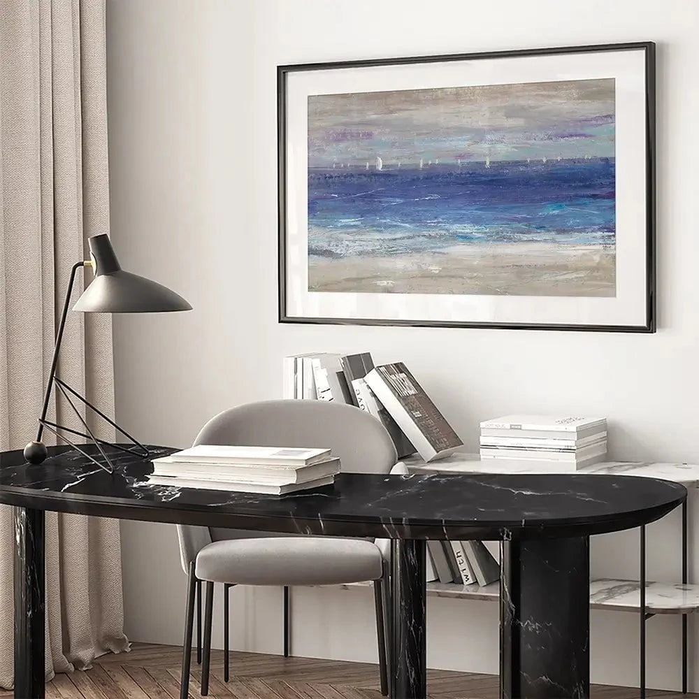 A Distant Regatta Framed Art Print A Distant Regatta Framed Art Print wall art product Tim O'Toole