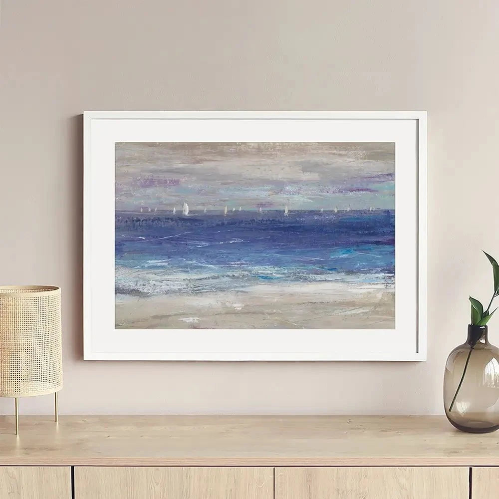 A Distant Regatta Framed Art Print A Distant Regatta Framed Art Print wall art product Tim O'Toole
